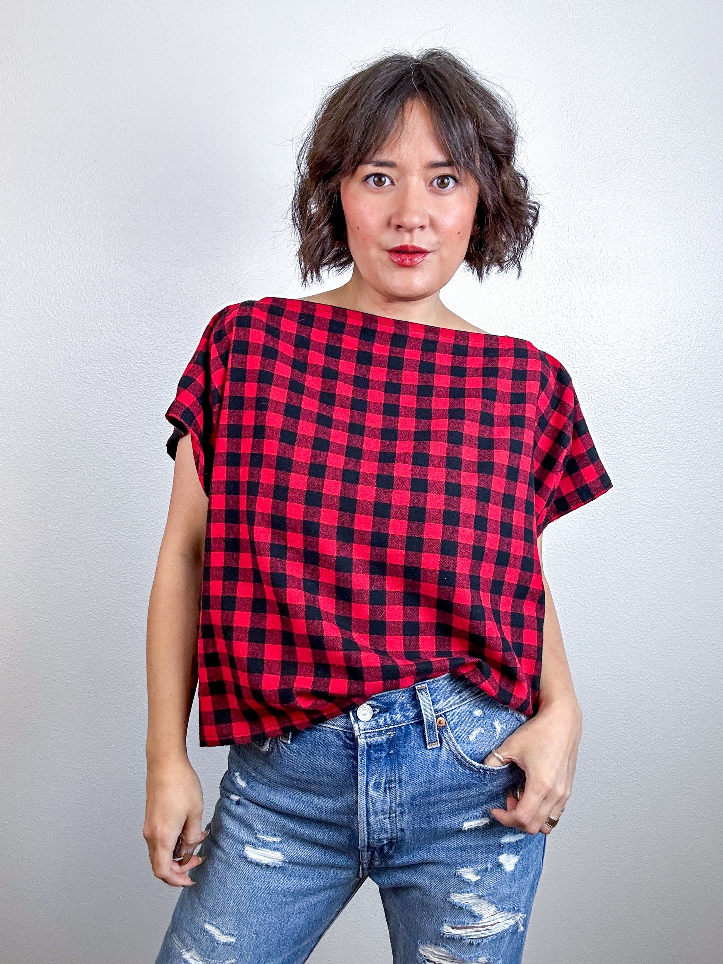 Scrappy Crop Plaid Flannel Mix 2