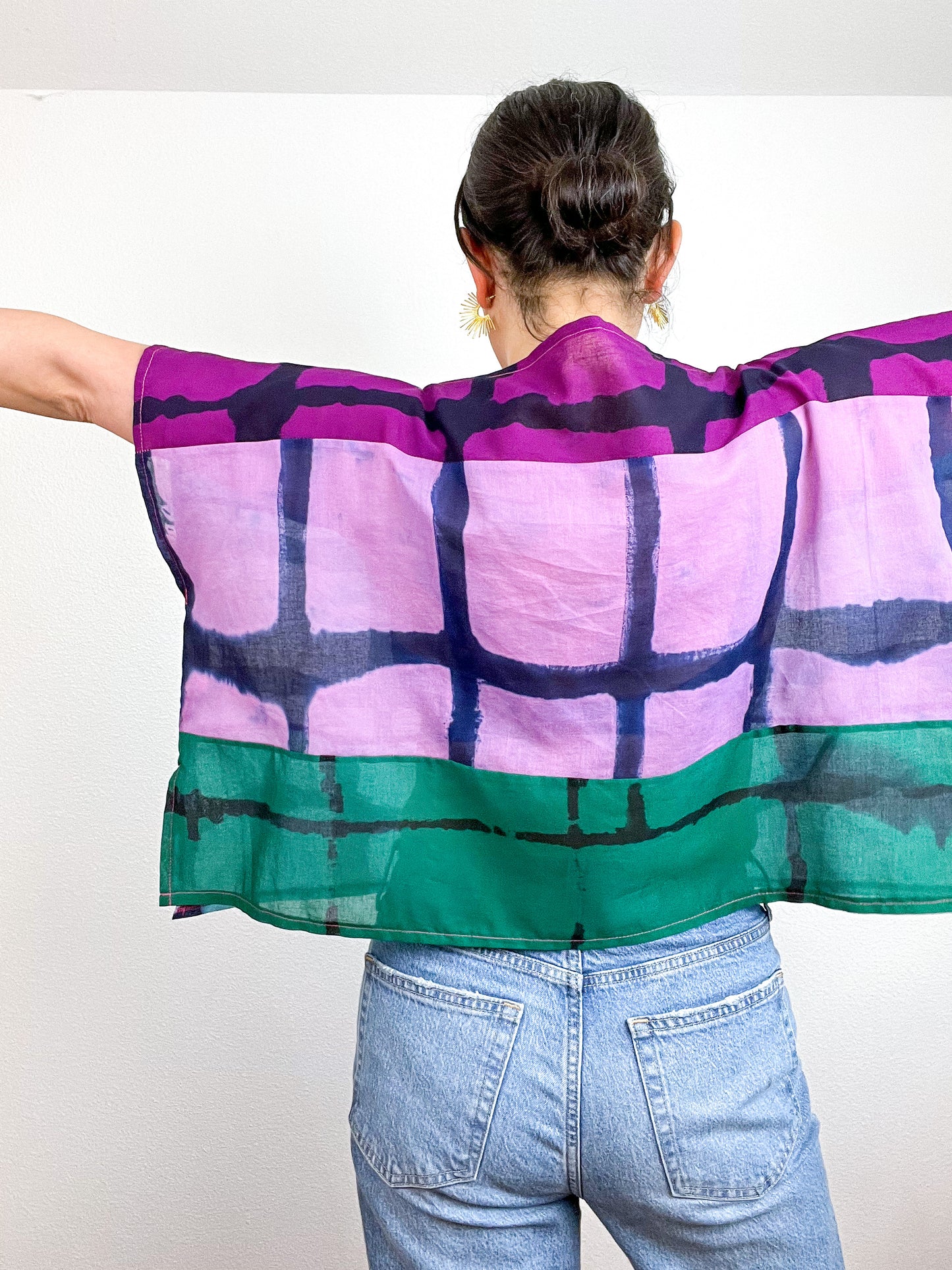 Scrappy Flip Crop Cotton Voile Patchwork
