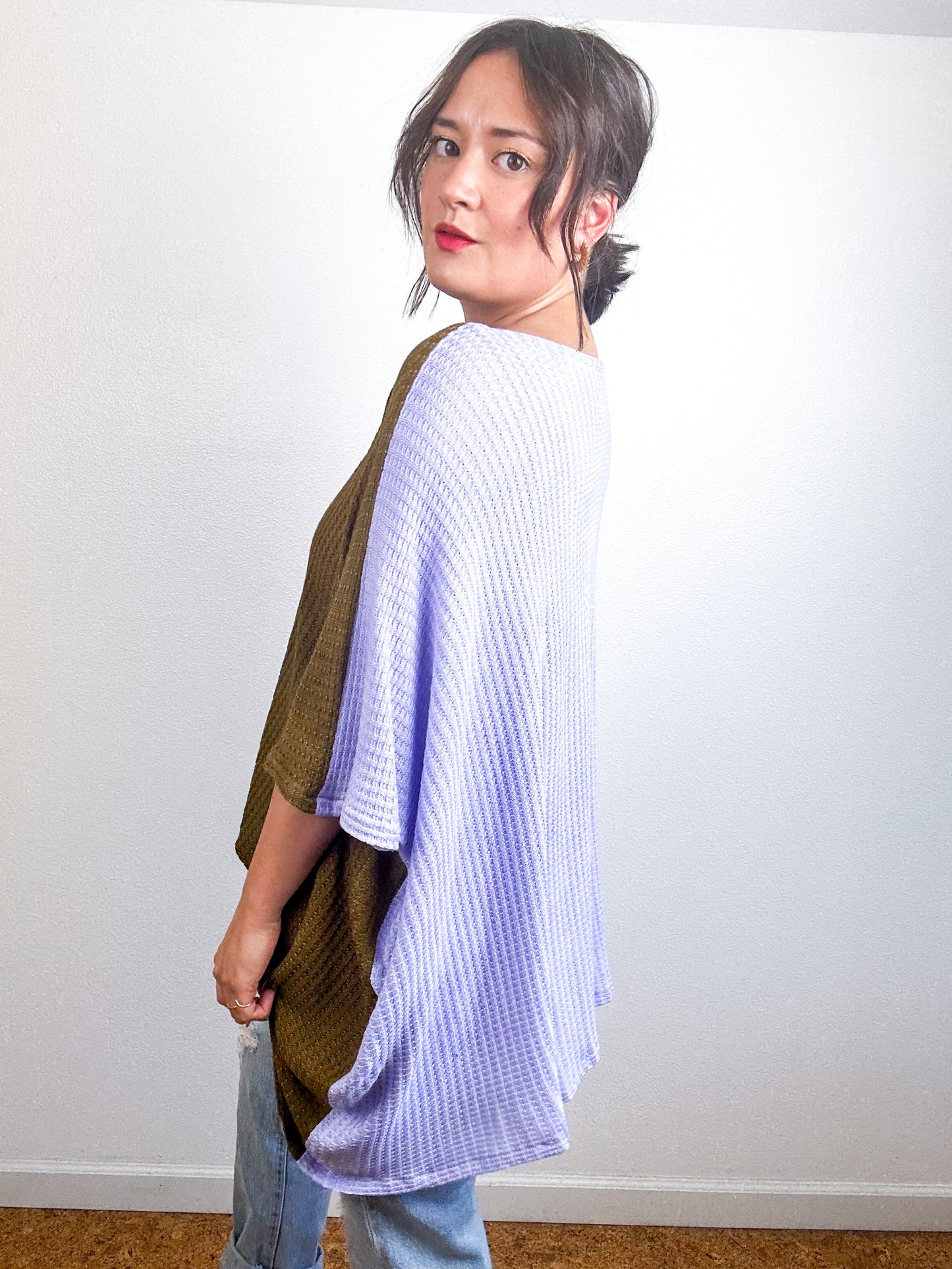 Oversize Flip Sweater Wisteria Bronze