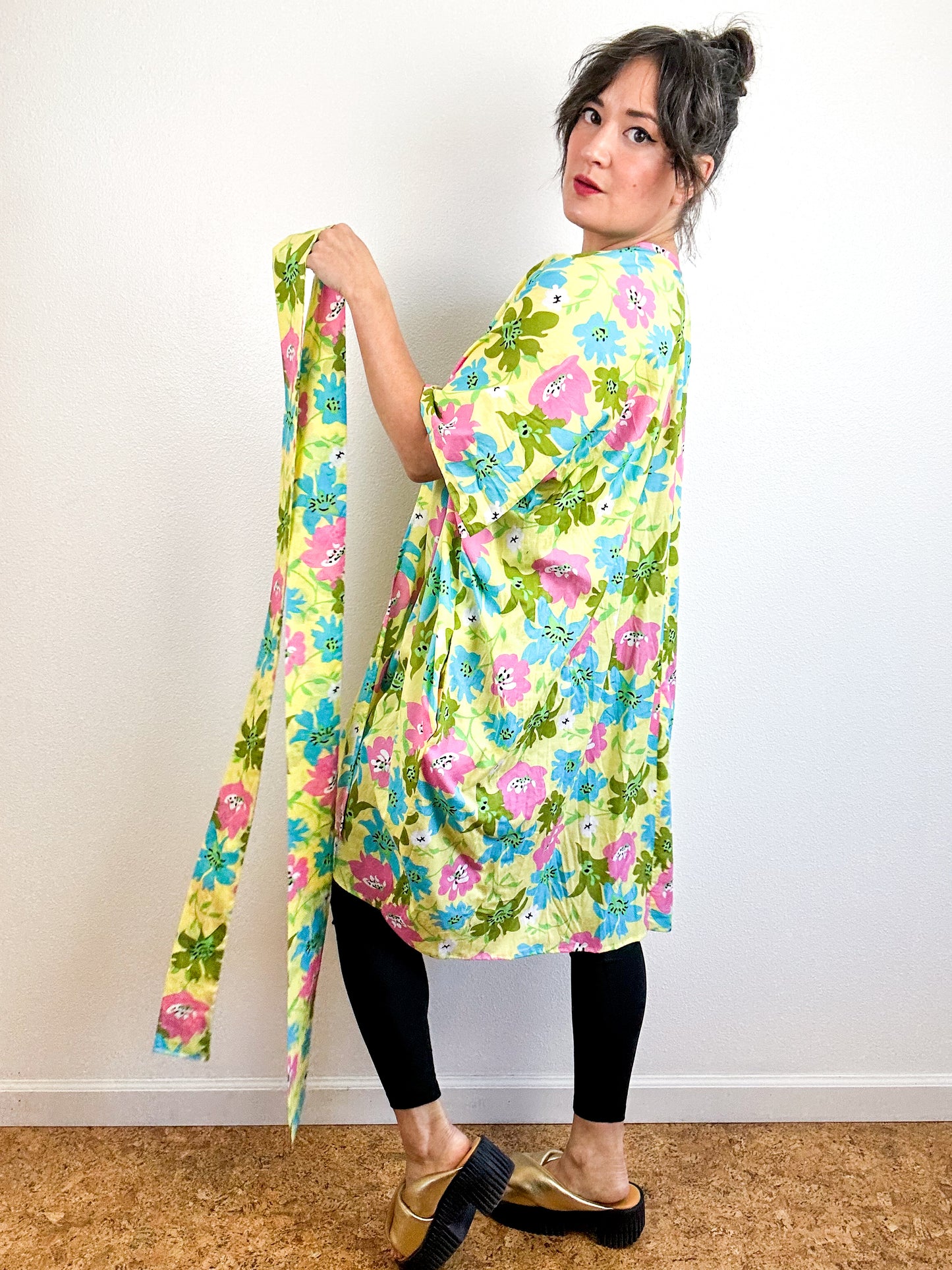 Print Duster Kimono Mini Butter Lily Cotton Lawn