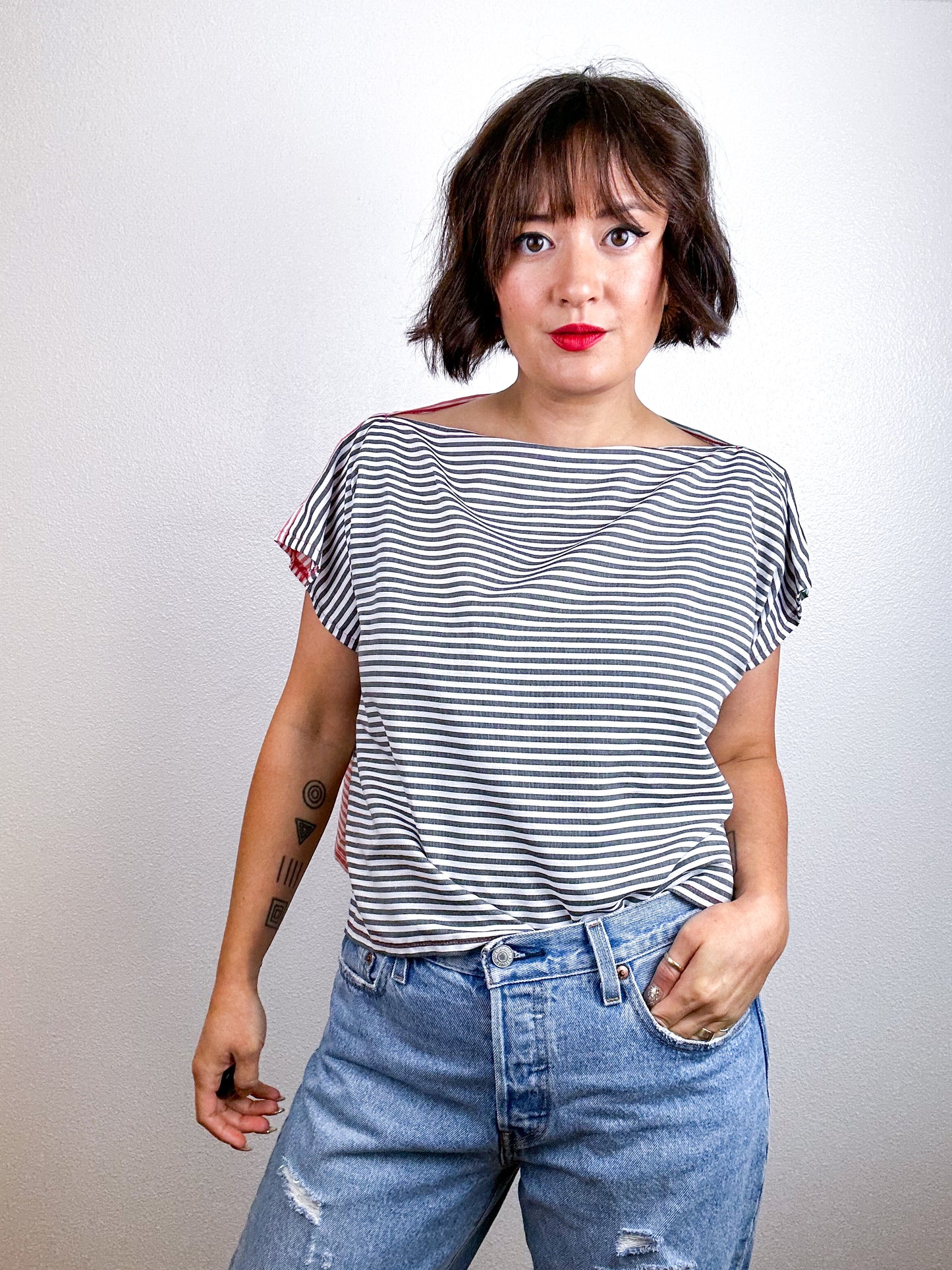Mixed Stripe Cotton Crop