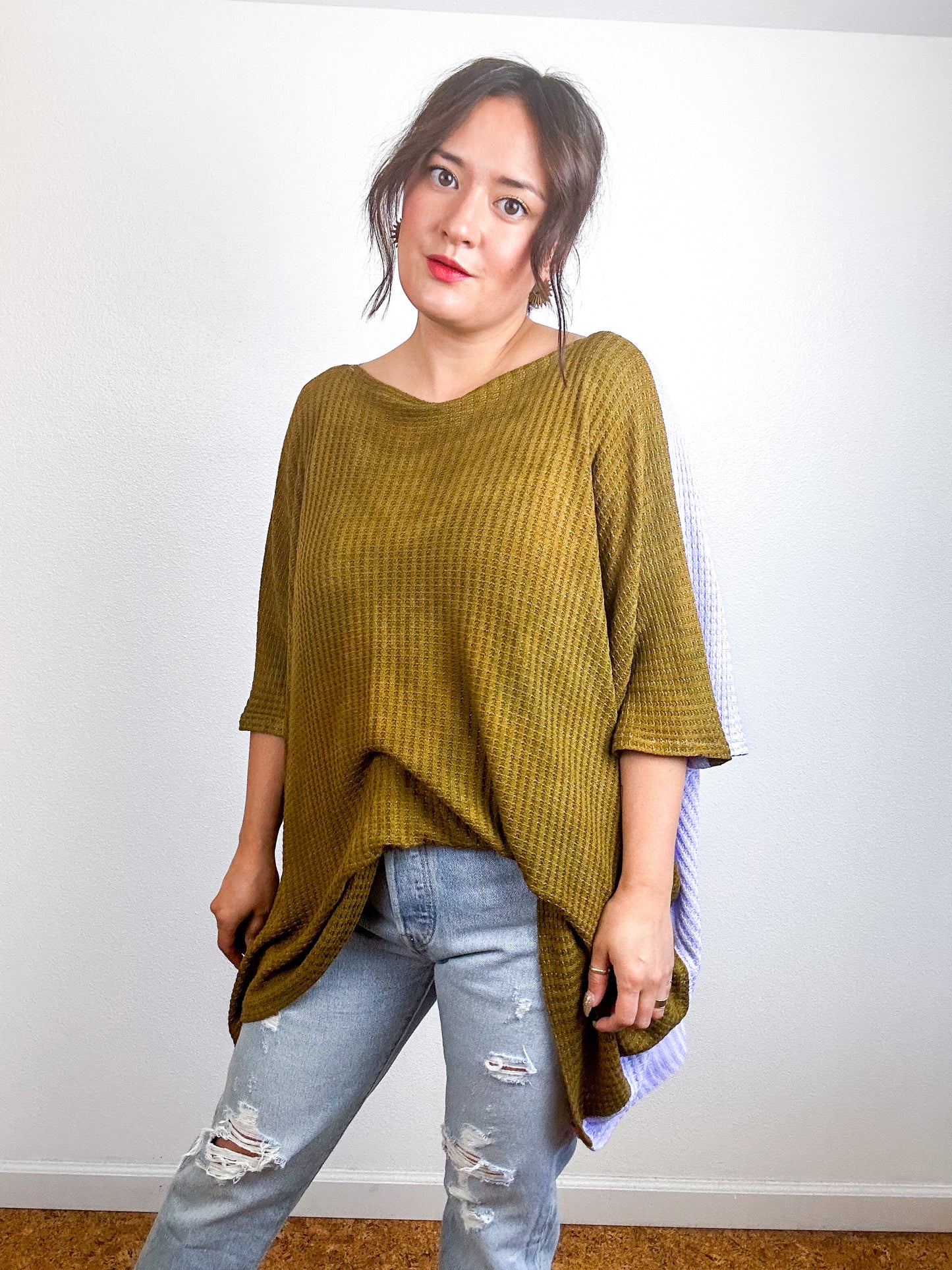 Oversize Flip Sweater Wisteria Bronze