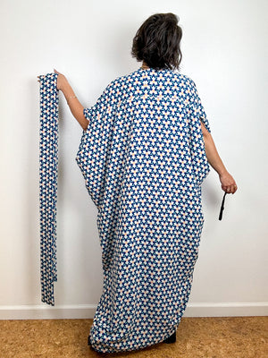 High Low Kimono Mod Bubble Crepe