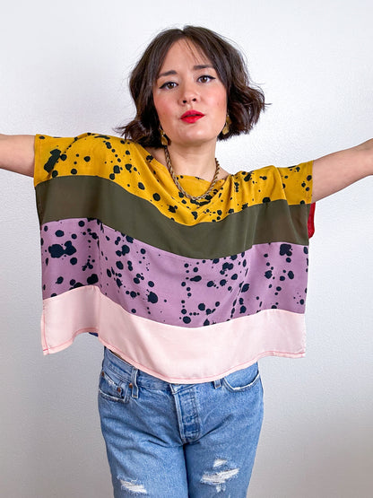 Scrappy Crop OOAK Color Block 2
