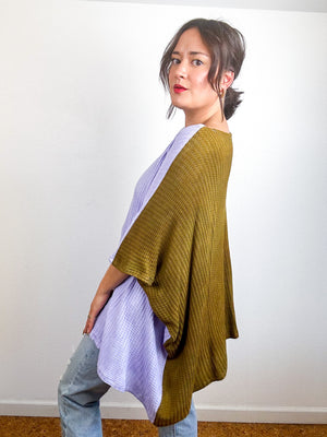 Oversize Flip Sweater Wisteria Bronze