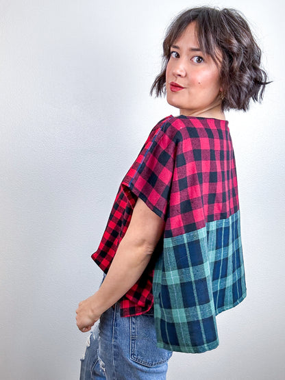 Scrappy Crop Plaid Flannel Mix 2