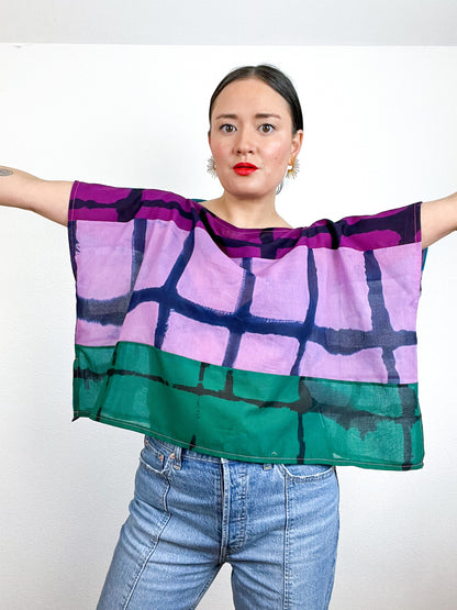 Scrappy Flip Crop Cotton Voile Patchwork
