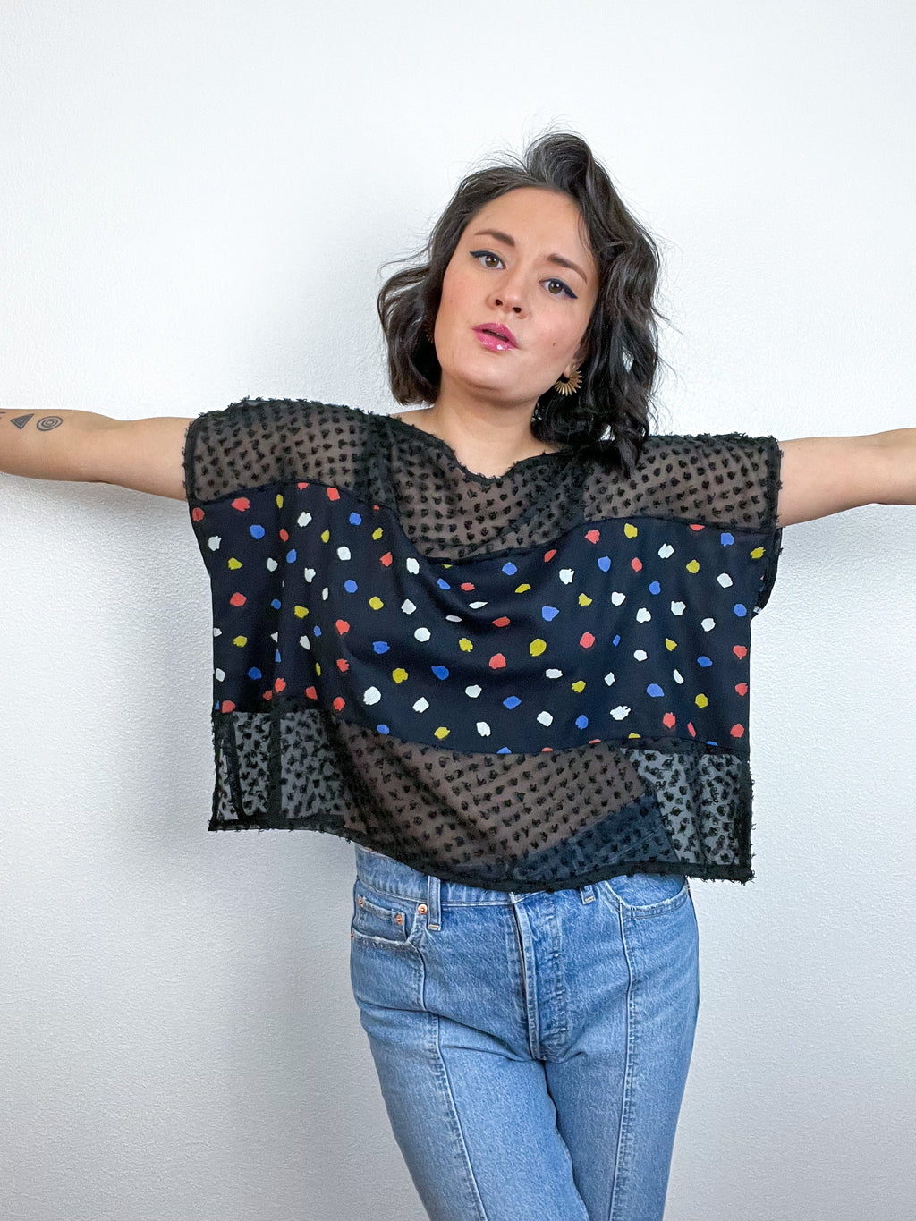 Scrappy Crop Multi Dots